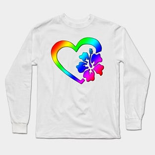 Hawaii heart Long Sleeve T-Shirt